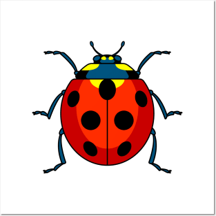 Ladybug beetle Posters and Art